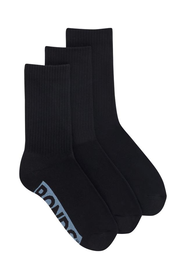 Womens Logo Cushioned Crew Socks 3 Pack