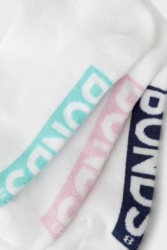 Womens Logo Cushioned Crew Socks 3 Pack