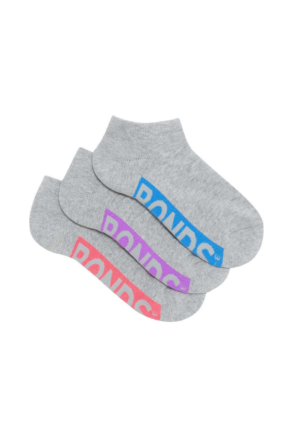 Womens Logo Cushioned Low Cut Socks 3 Pack