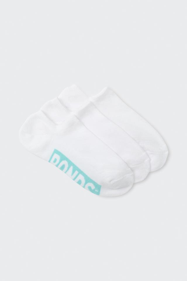 Womens Logo Cushioned No Show Socks 3 Pack