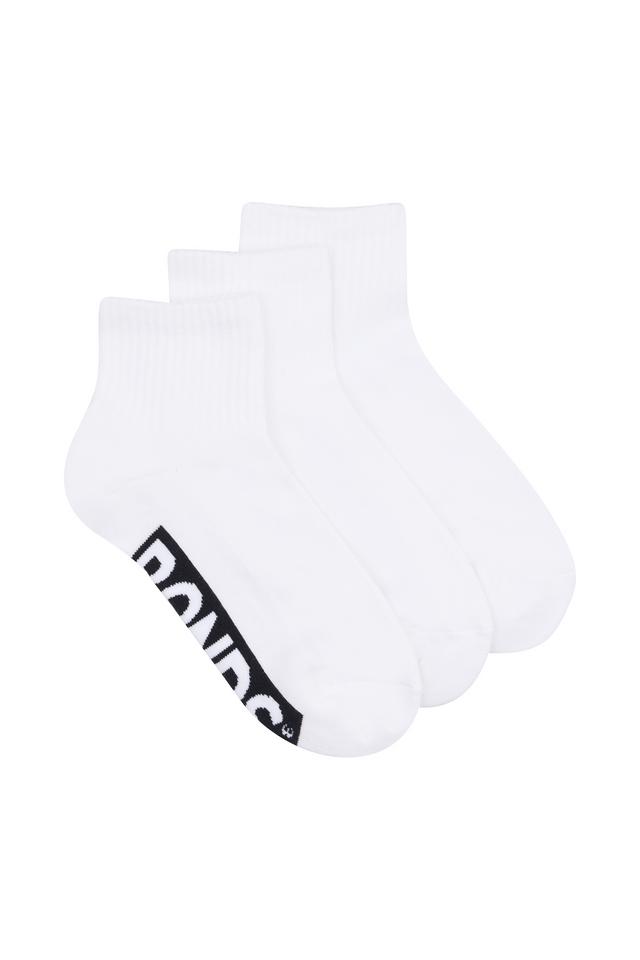 Womens Logo Cushioned Quarter Crew 3 Pack
