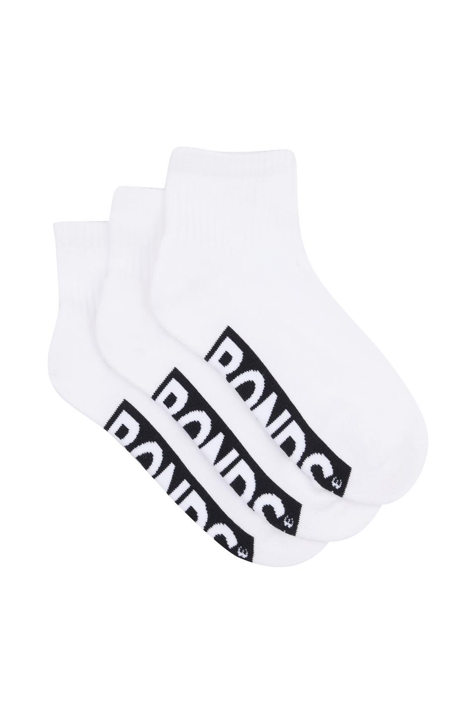 Womens Logo Cushioned Quarter Crew 3 Pack