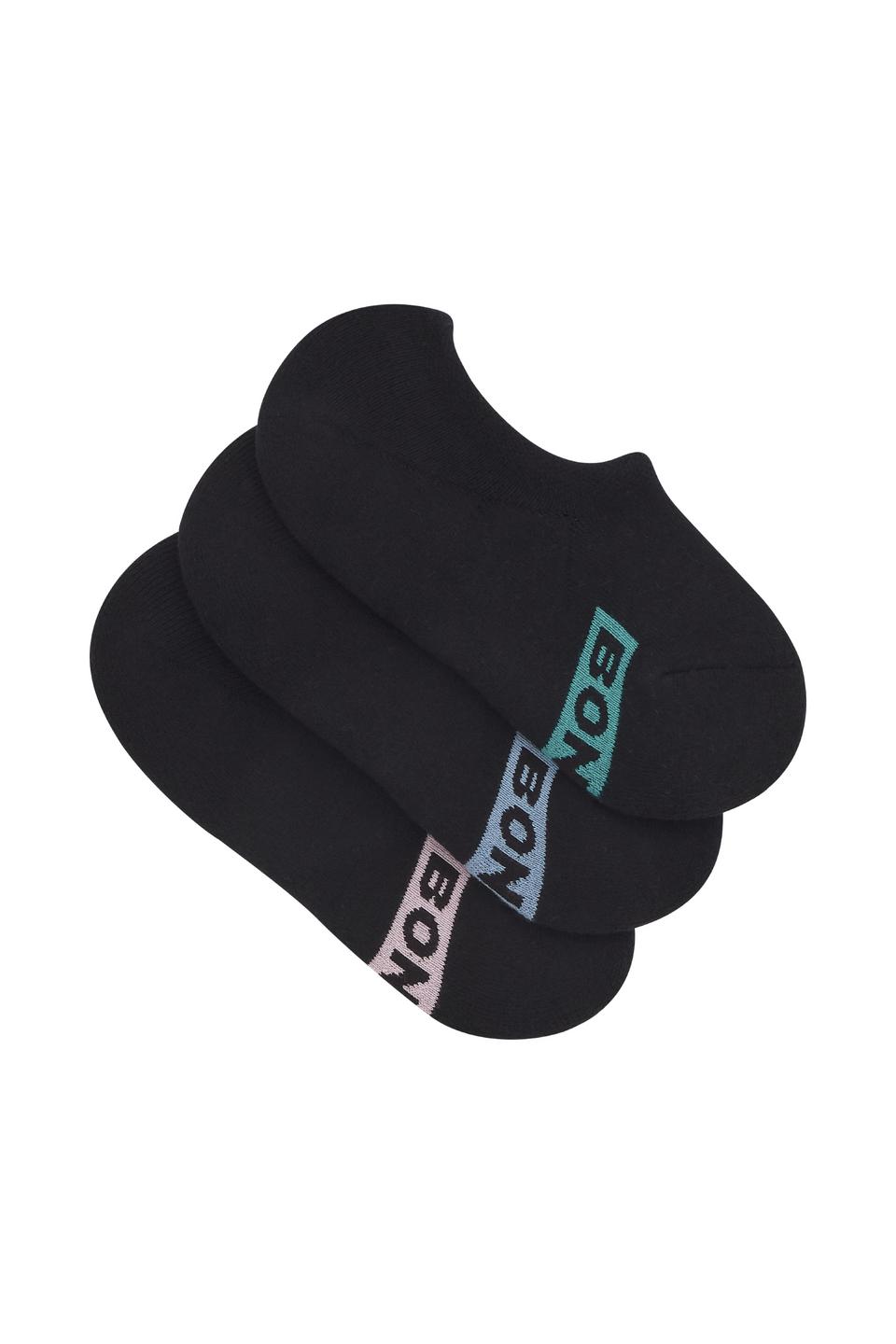 Womens Logo Cushioned Sneaker Socks 3 Pack