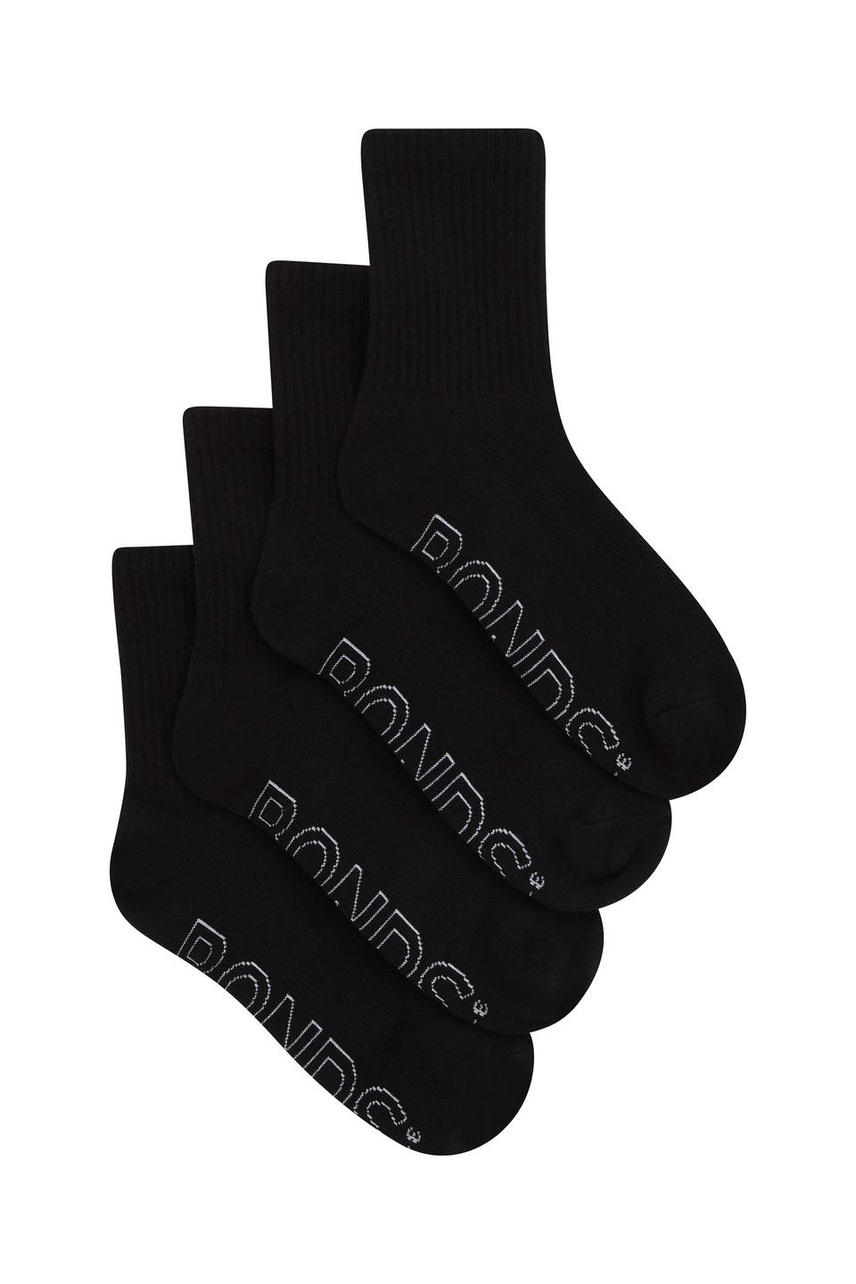 Womens Logo Light 1/2 Crew 4 Pack