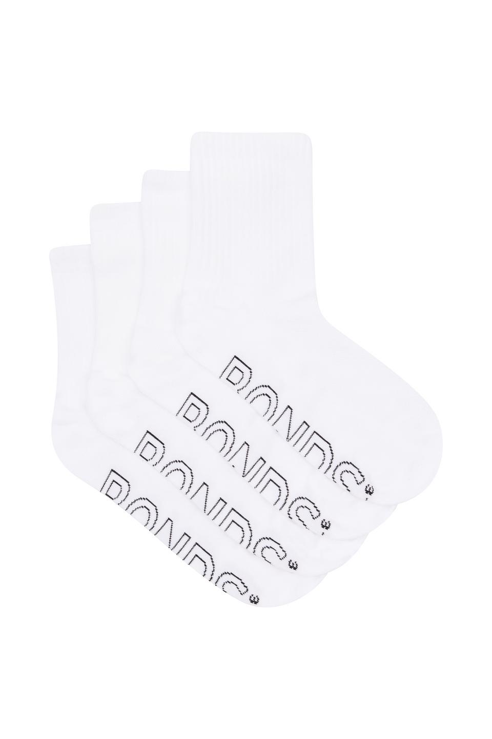 Womens Logo Light 1/2 Crew 4 Pack