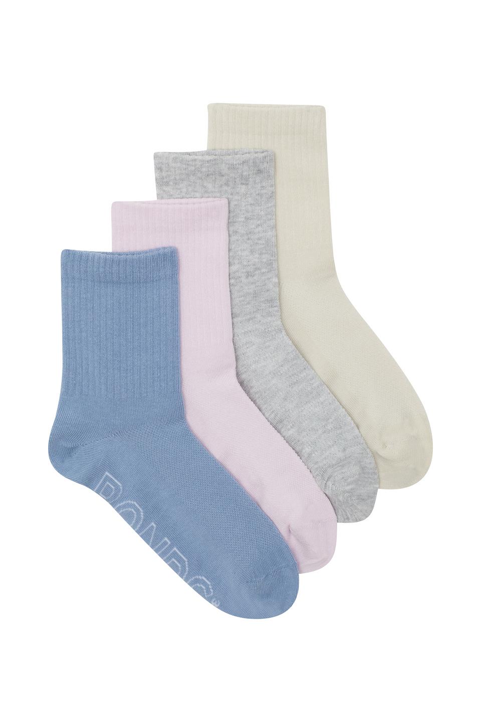 Womens Logo Light 1/2 Crew Socks 4 Pack