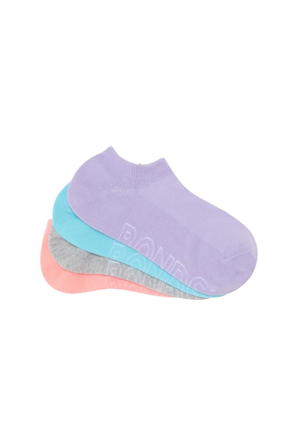 Womens Logo Light No Show Socks 4 Pack