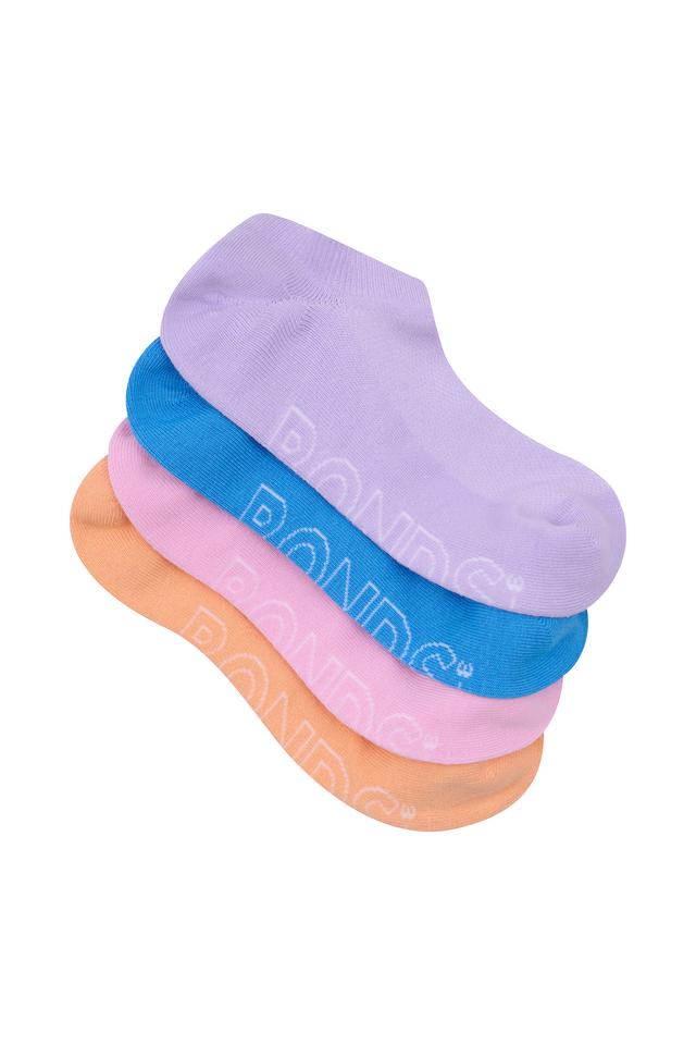 Womens Logo Light No Show Socks 4 Pack
