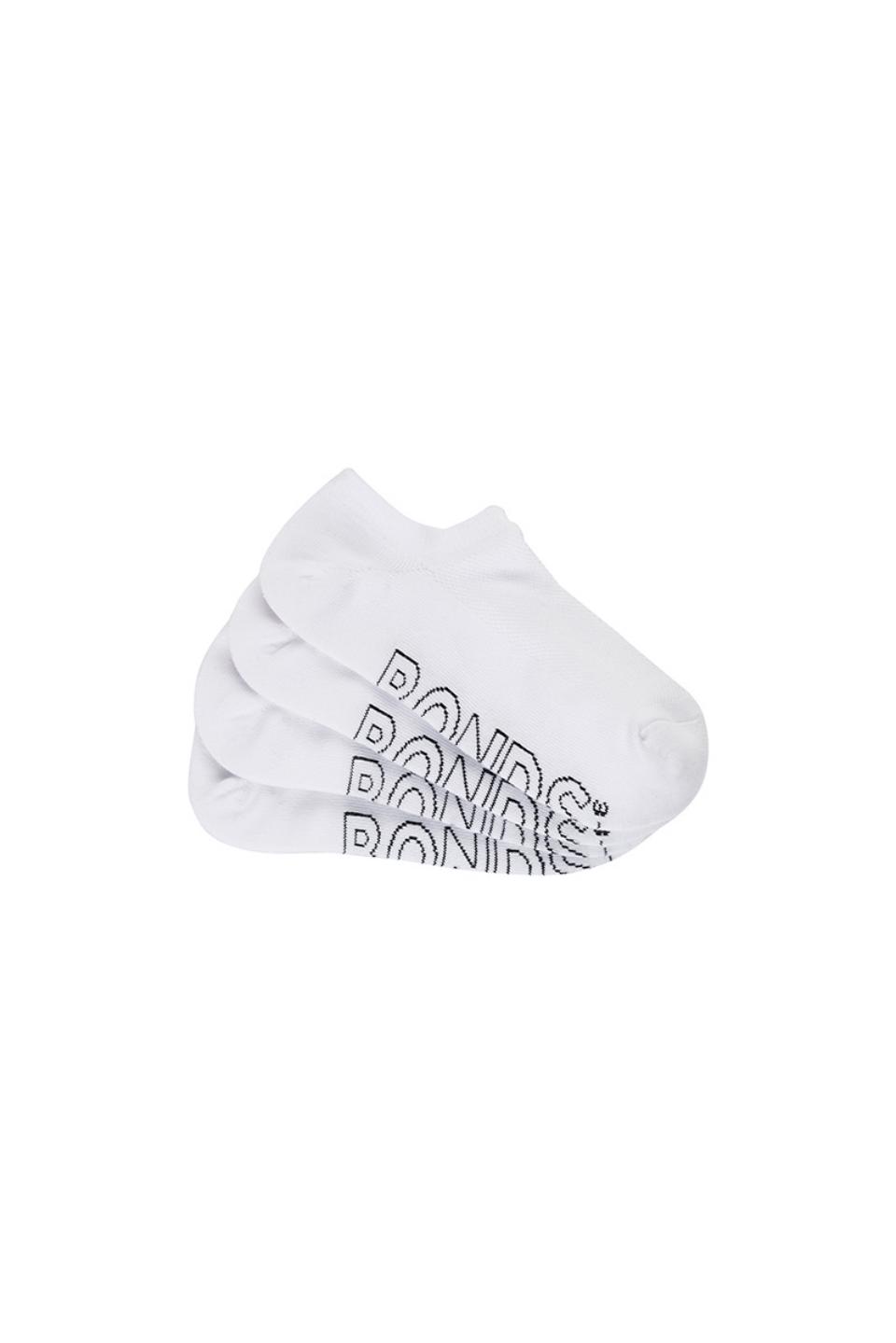Womens Logo Lightweight No Show 4 Pack