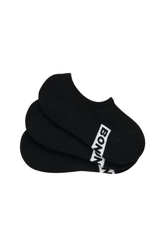 Womens Logo Sneaker 3 Pack (Black)