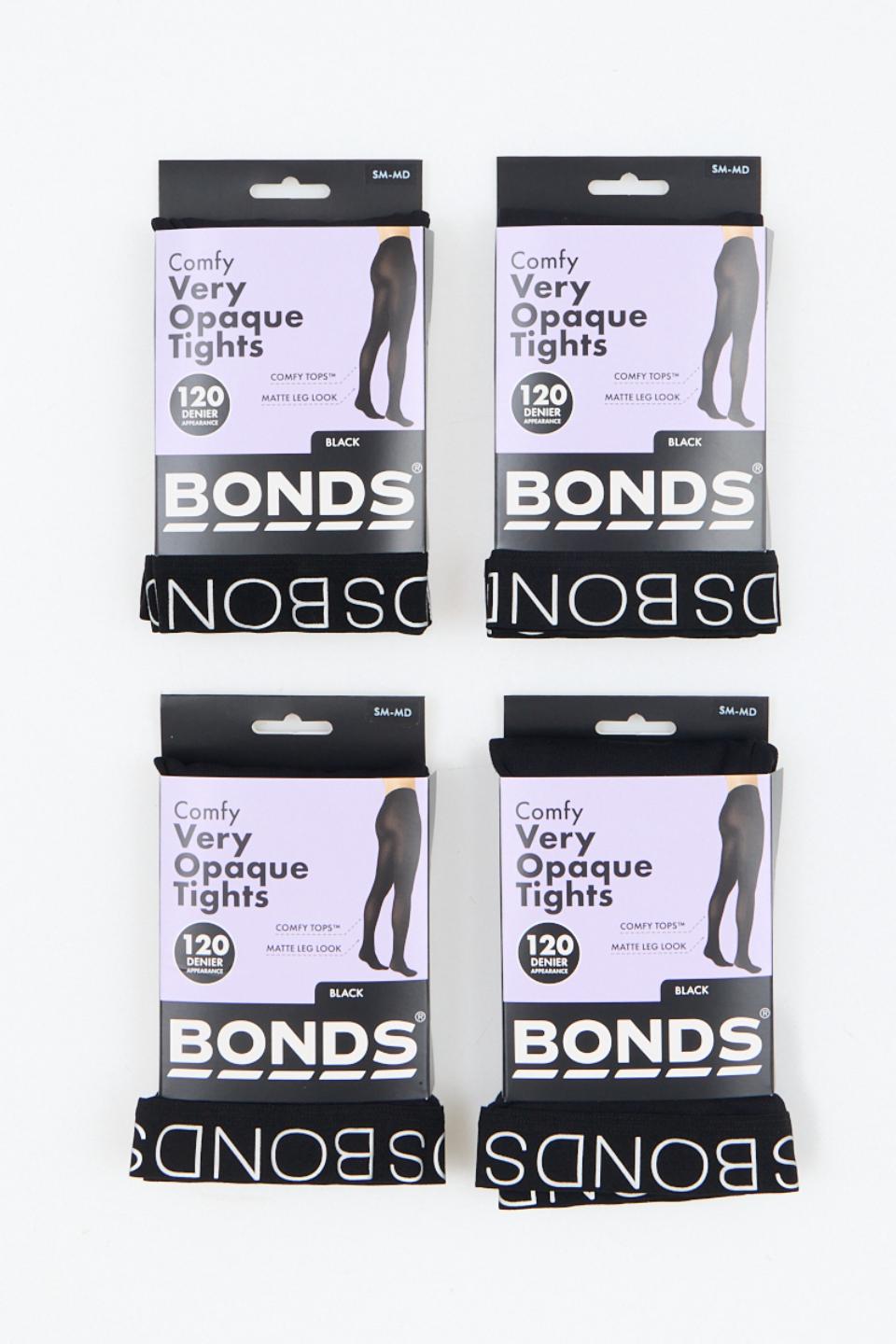 Womens Opaque Tights 120 Denier 4 Pack