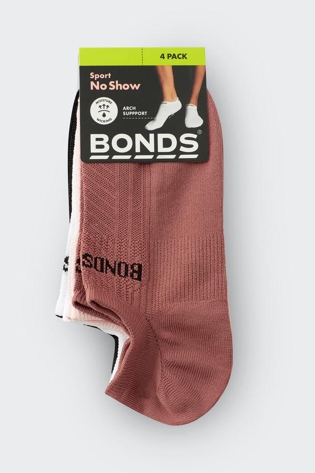Womens Play It Cool No Show Socks 4 Pack