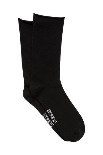 Womens Supersoft Modal Crew 2 Pack (Black)