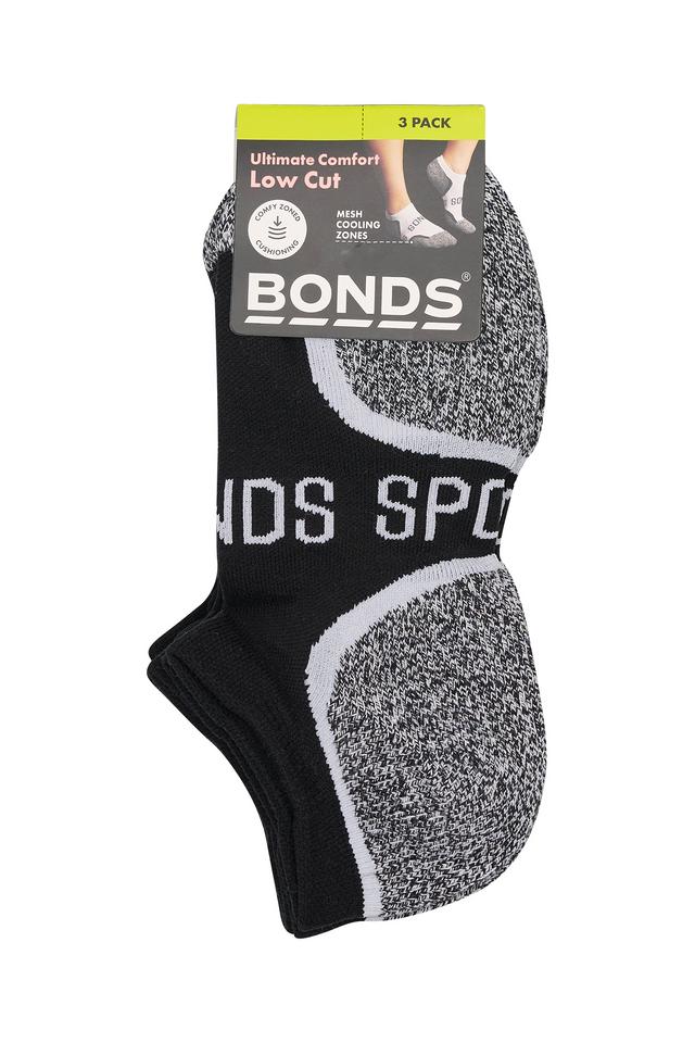Womens Ultimate Comfort Low Cut 3 Pack