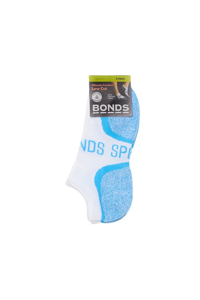 Womens Ultimate Comfort Low Cut Socks 2 Pack