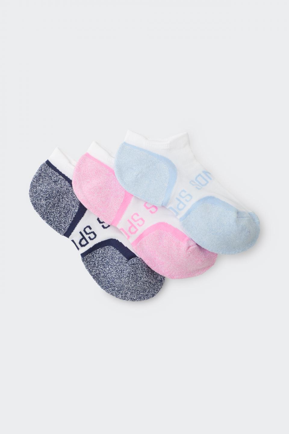 Womens Ultimate Comfort Low Cut Socks 3 Pack