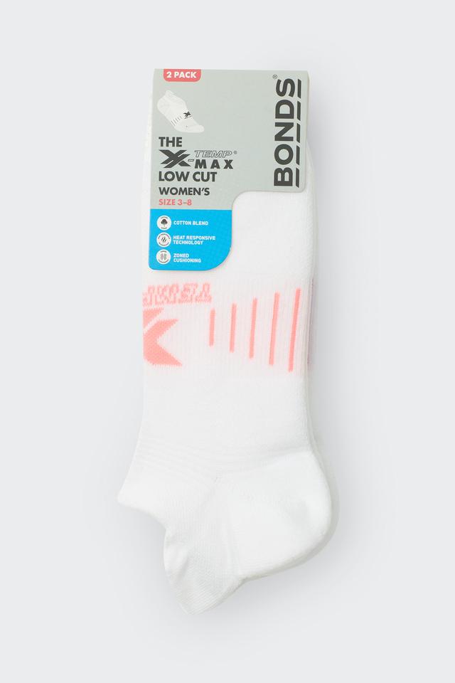 Womens X-Temp Max Low Cut Socks 2 Pack
