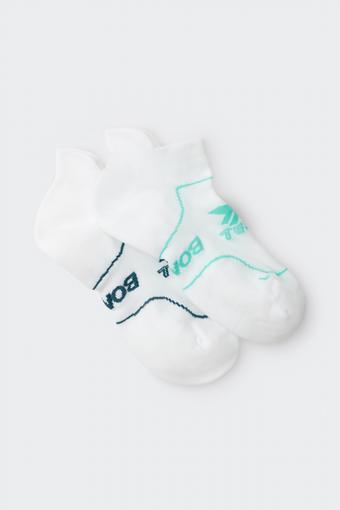 Womens X-Temp Sport Low Cut Socks 2 Pack (White)