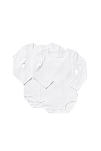 Wonderbodies Long Sleeve Bodysuit 2 Pack (White/White)