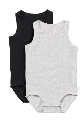 Wonderbodies Singletsuit 2 Pack (Grey / Black)