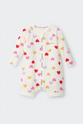 Wondercool Short Leg Wondersuit (Heart Confetti)