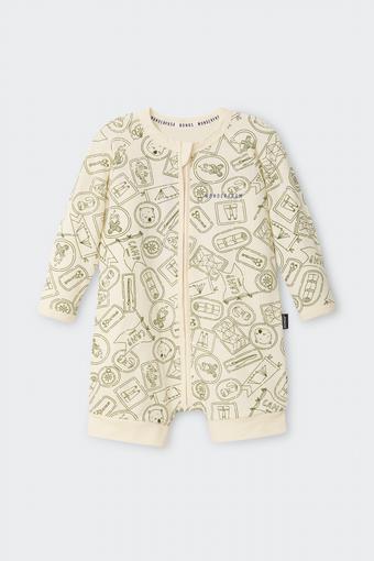 Wonderfrsh Long Sleeve Romper (Camp Bonds Outline Levitating)