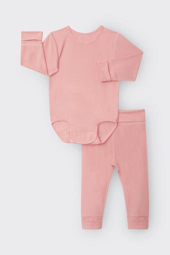 Wondergrow Long Sleeve Bodysuit and Legging Set (Sweetheart)