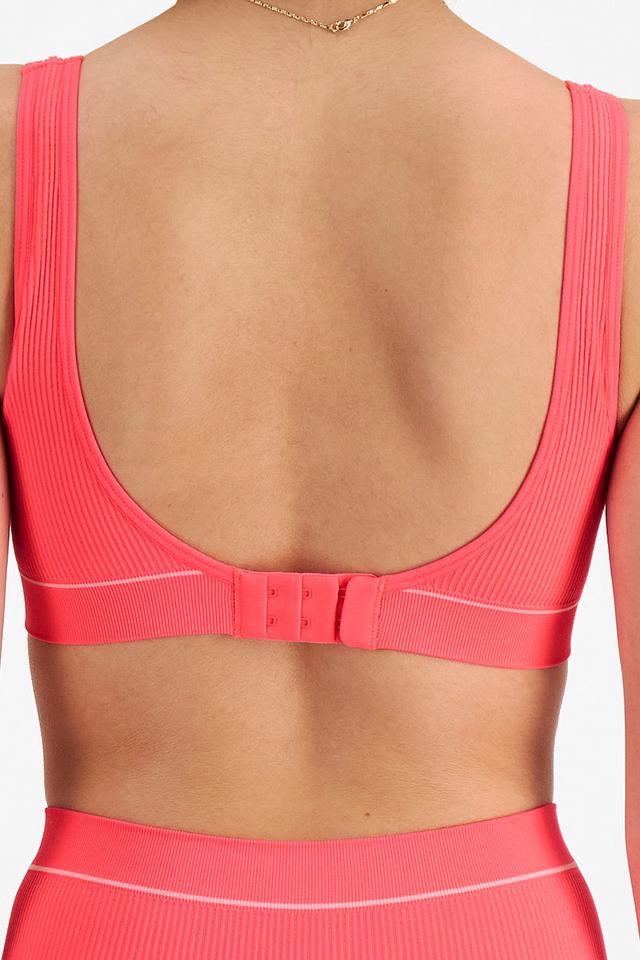 Retro Rib™ Seamless Deep V Crop