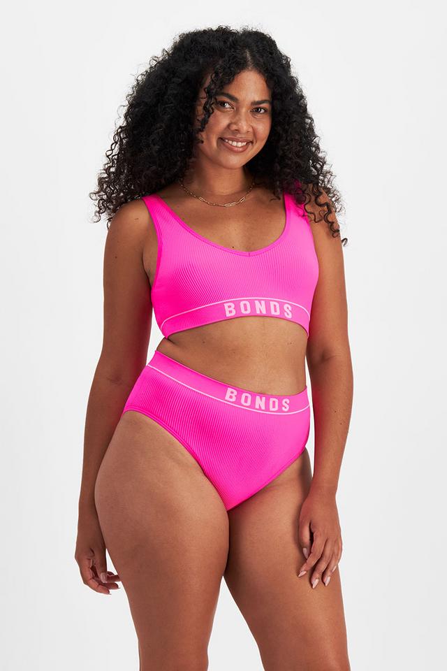 Retro Rib™ Seamless Deep V Crop