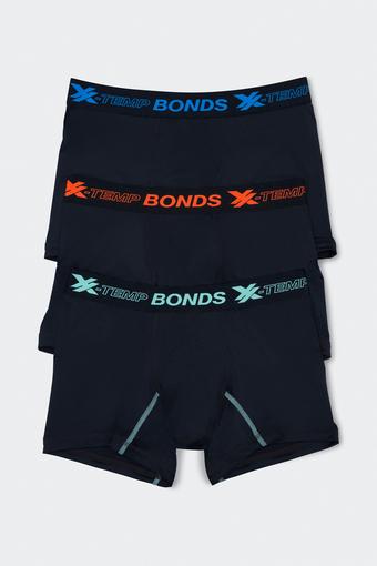 X-Temp Micro Trunk 3 Pack (Nu Black / Burnt Tangerine/ Sorority Blues/ Fresh Foam)