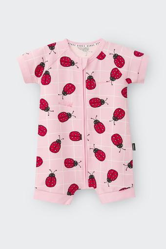 Zip Romper (Lady Bugs Picnic)