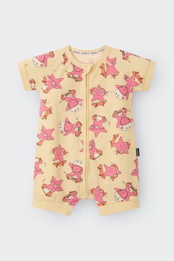 Zip Romper (Star Shred Pink)