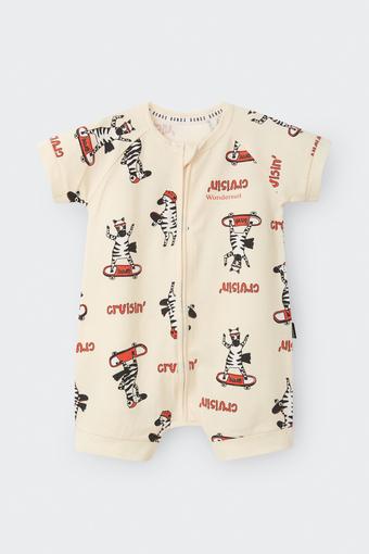 Zip Romper (Zig Zag Zoom Zebra)