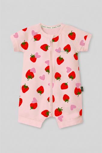 Zip Romper (Strawberry Lane)