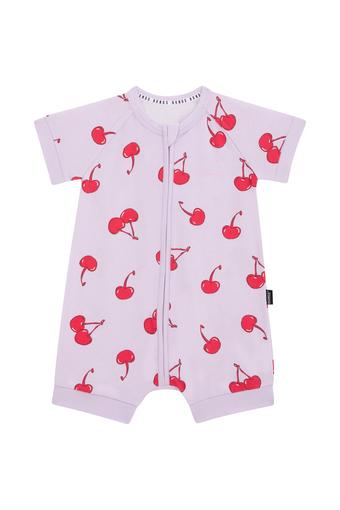 Zip Romper (Cherry Picnic)