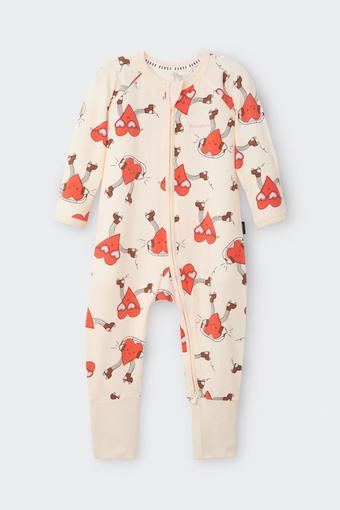 Zip Wondersuit (Heart Beats Red)