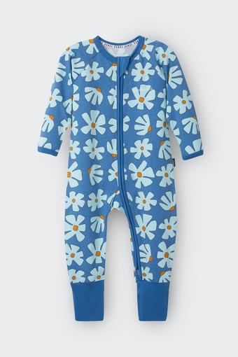Zip Wondersuit (Blossom Block Blue)