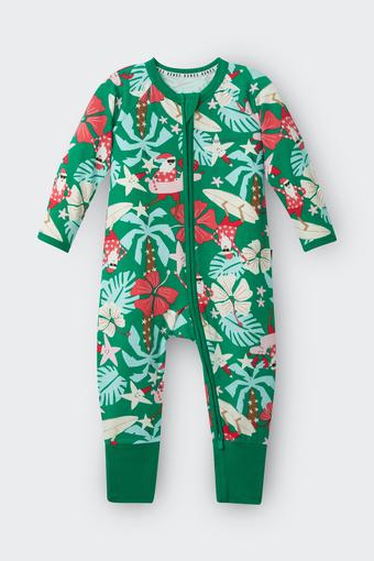 Zip Wondersuit (Surfing Santa Green)