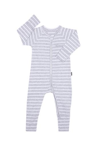 Zip Wondersuit (New Grey Marle/White)