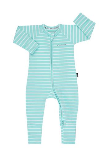 Zip Wondersuit (Jasmint / White)