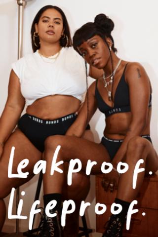 Leakproof lifeproof period undies