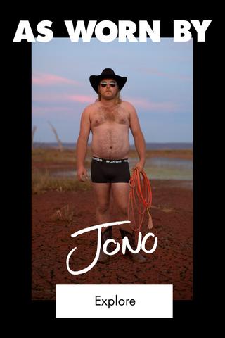 As Worn By Jono. Explore.