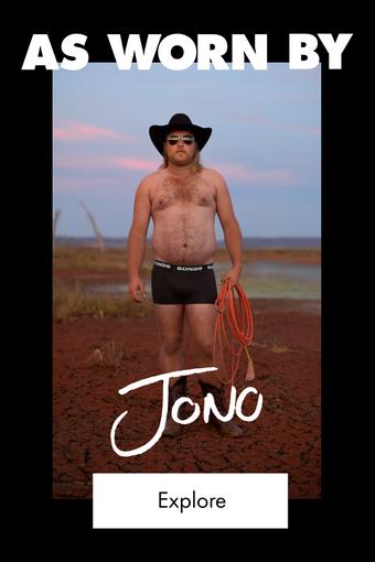 As Worn By Jono. Explore.