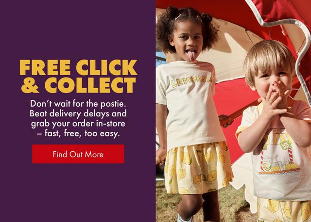Free click and collect. Don't wait for the postie. Beat delivery delays and grab your order in-store - fast, free, too easy. Find out more.