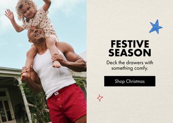 FESTIVE SEASON. Deck the drawers with something comfy. Shop Christmas.